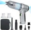EcoNour Handheld Vacuum Cleaner, Cordless Car Vacuum Cleaner, with Multiple Brush Heads High Power Hand Held Vacuum Cordless, for Office, Home Kitchen, Car,Pet Hair - Grey
