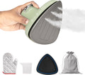 Econour Travel Mini Steam Iron for Clothes, Crafting, Quilting & Sewing - Portable Handheld Steamer With Safety Gloves and Storage Pouch