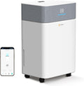 EcoNour Smart 20L WiFi Dehumidifier with Auto-Humidity Control | LED Display, 4.5L Tank, Laundry Dry Mode, 24-Hr Timer & Quiet Operation | Continuous Drain Option for Home, Bedroom, Basement & Garage