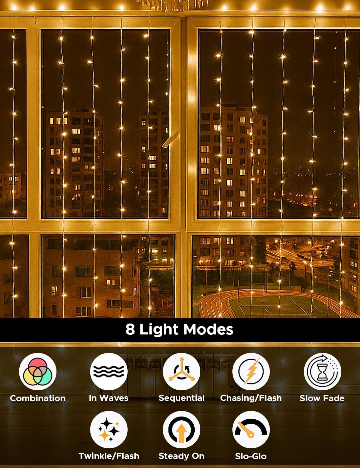 EcoNour String Lights 750 LED 50m String Tree Lights for Indoor & Outdoor Warm White Decorations Fairy String Lights for Xmas Garden Bedroom & Party | Mains Powered Clear Cable