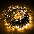 EcoNour Christmas Tree Lights Cluster Lights 480 LED - 6 Hours On Timer, 8 Light Modes, Plug in, Waterproof Indoor & Outdoor Use – 480 LED / 6m Lit Length, Warm White