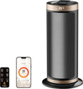 EcoNour Electric Heater, 2000 W Energy Efficient Space Silent Smart WiFi Room Heater, Portable Ceramic Room Heater with Thermostat, 3 Heat Modes, Fast Heating, Overheat & Tip-Over Safety Protection