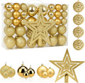 Christmas Tree Baubles 100Pcs Gold – Shatterproof Xmas Ornaments Balls Set for Christmas Decorations & Christmas Tree Decor