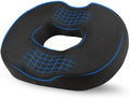 EcoNour Comfortable Donut Pillow Seat Cushion | Memory Foam Ideal for Postpartum Recovery | Hemorrhoid Relief, Sciatica, Hip & Coccyx Pain Relief | Perfect for Office Workers & Long-Distance Drivers